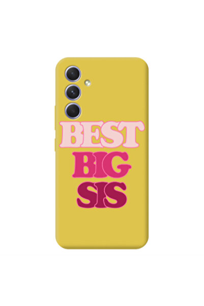 Other Samsung A35 Be Creative Yellow Colored Silicone TPU Θήκη