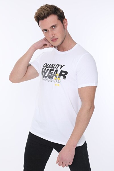 SOCCER Men's White T-shirt