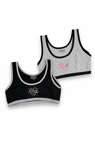 Katamino Loveme Kiz 2-Pack Half Tank Tops - Multicolor