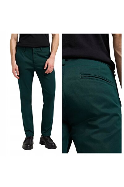 Lee Pantaloni bărbați, Lee, Stil Slim Chino, W33-L32 US, Verde, Croială Slim,...