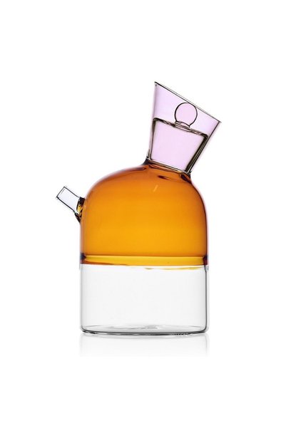 Ichendorf Μπουκάλι λαδιού Travasi 352.038 320ml Δ8x16εκ. Ροζ-Κεχριμπαρένιο-Δι...