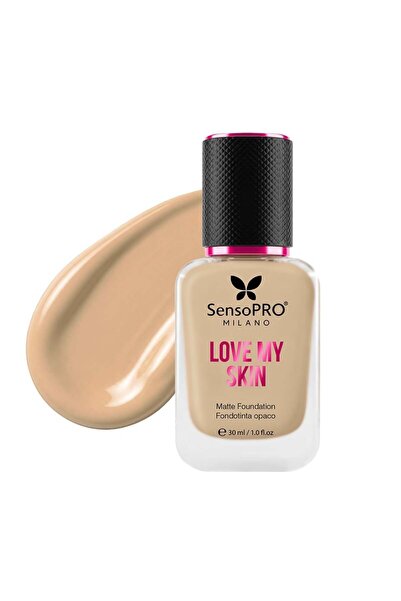 SensoPRO Milano Fond de ten Love My Skin, cu vitamina E, SensoPRO Milano, S02...