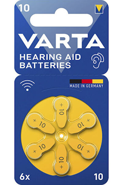 Varta Μπαταρίες ακουστικών βαρηκοΐας 10 1.45V 6 τεμάχια