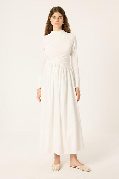 Touché Privé Garnished Poplin Dress