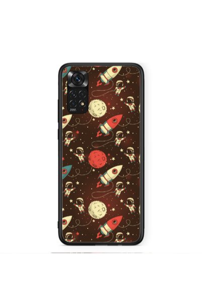 Other Xiaomi Redmi Note 11S NFC Stars and astronaut Black Glossy Θήκη