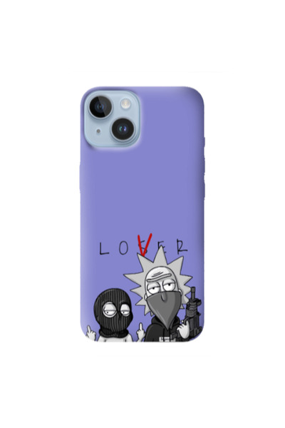 Other Apple iPhone 14 Plus Rick Loser Purple Colored Silicone TPU Θήκη