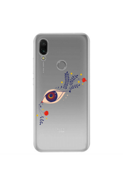 Other Xiaomi Redmi Note 7 Flower eye Transparent Silicone TPU Θήκη