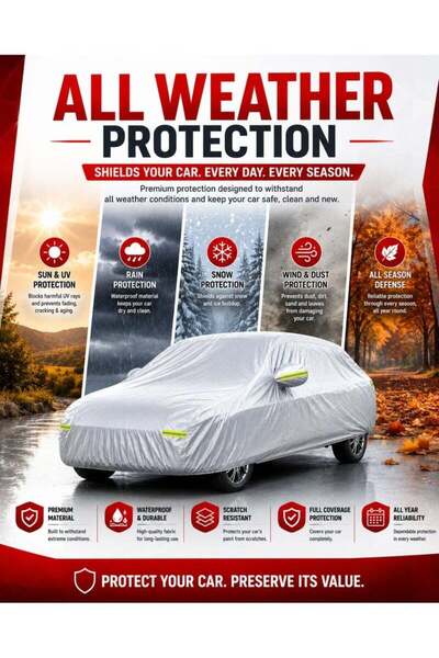 zeetwo Waterproof UV Resistant Full Car Cover for BYD Seal - All Weather Dust...