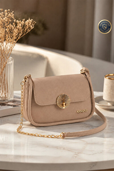 Armine Women's Mink Pia Leather Shoulder Bag 397