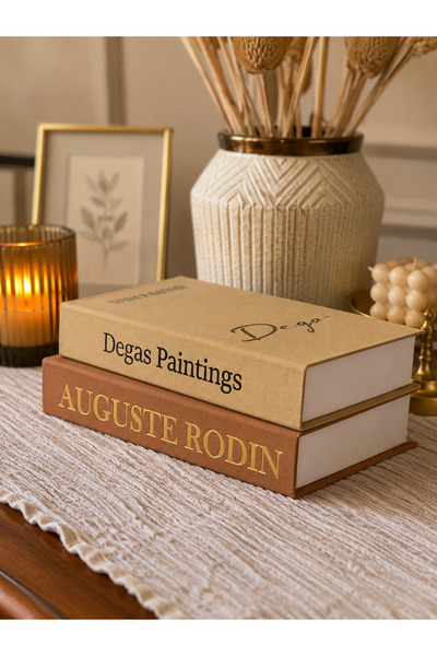 Dezora Home Set of 2 Fabric Decorative Book Boxes – P & R Book-Looking Hidden Storage Box