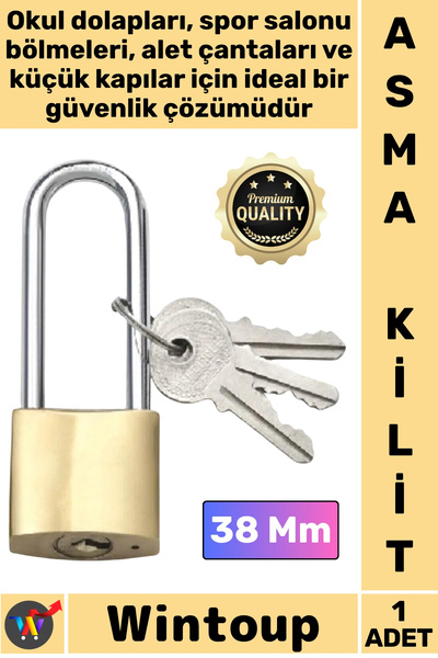 Wintoup # Lock Steel Body Security Lock Durable Protection Safety Mechanism Y...