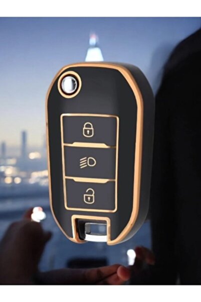 KeyRoN غطاء حماية لمفتاح السيارة بيجو 301 307 308 208 508 2008 3008 بارتنر أس...
