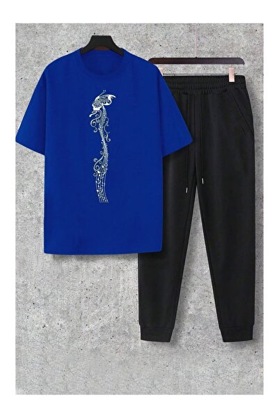 ship master Summer Collection New Arrival T-Shirt & Shorts Set Printed Patter...