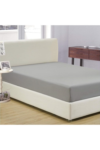 Komfort Home ملاءة سرير مطاطية من القطن الممشط مقاس كينج 180-200x200 سم