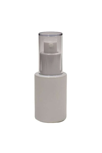 OEM Flacon alb lucios cu pompiță pentru cremă, 30ml