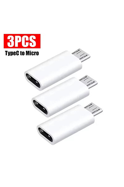 Choice Mrico white 3pcs USB Type-C Adapter Type C To Micro USB Female To Male...