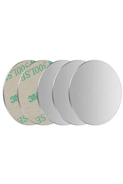 Choice13 5pcs Silver Round Metal Plate For Magnetic Car Phone Holder Universa...