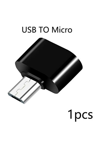 Choice14 Mrico Black 1pcs Micro USB To USB Converter For Tablet PC Android Us...
