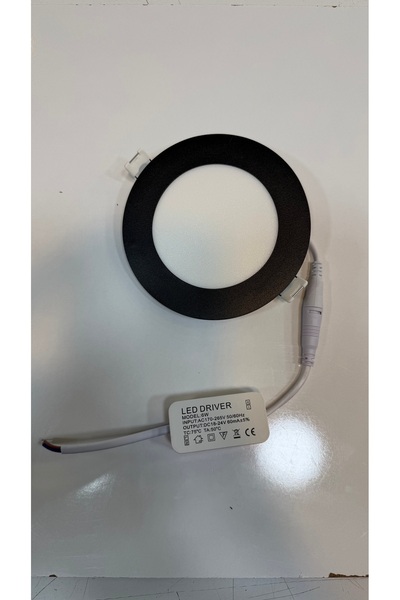 K2 GLOBAL 6 wat led panel (SİYAH KASA)