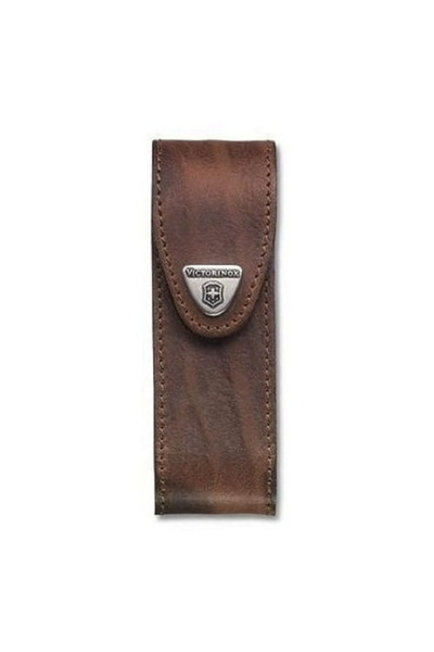 Victorinox Teaca briceag, Victorinox, 12.3x3.4x3.2 cm, Piele, Maro