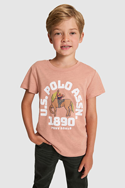 U.S. Polo Assn. تي شيرت للأولاد برقبة دائرية 50327000-VR042