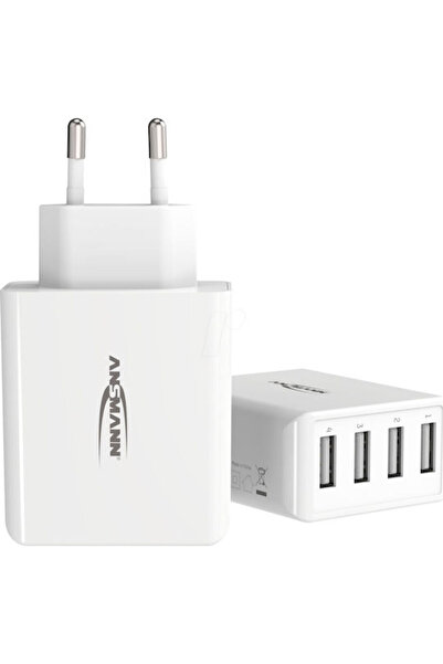 ANSMANN Φορτιστής Χωρίς Καλώδιο με 4 Θύρες USB-A 30W Λευκός (HC430)