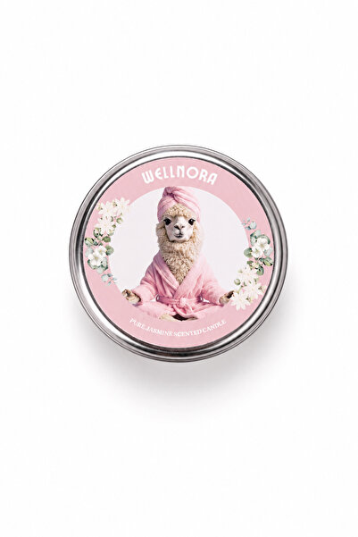 Pure Jasmine Scented Candle – Yasemin Kokulu Metal Kutulu Mum