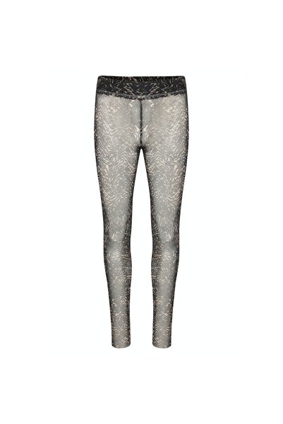 Cream Κολάν με animal print Hansie - Μαύρο