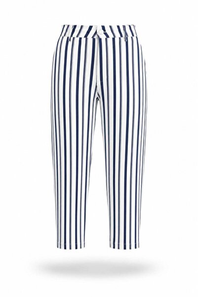 5in1Canpolat Mornarsko plave prugaste pantalone 18577