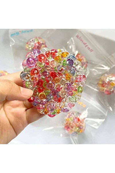 Choice1 CaiZhu Fidget Ice Cube Colored Beads Squeeze Squishy Balls Hand Exerc...