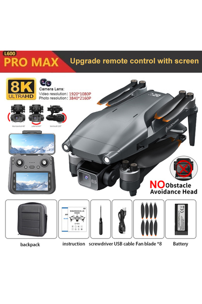Choice4 Screen-NO OAS New L600 GPS Drone 4K Profesional HD Camera 3-axis Gimb...