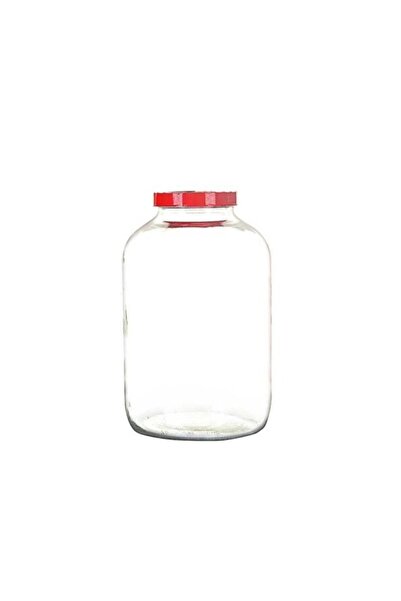 Empressco 3 Lt Glass Storage Jar, Ideal for Pickles and Pulses, Stylish and D...