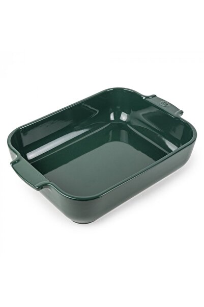 Peugeot Vas ceramic dreptunghiular Appolia verde 32cm