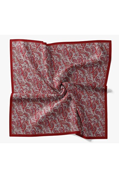 Silk Home وشاح فيلورا باللون الأحمر العرقي