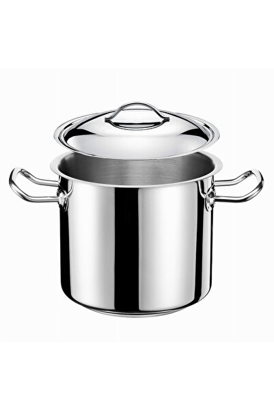 Tomgast Oala inalta, 24cm, cu capac, Tomgast, inox, finisaj satinat, capacita...