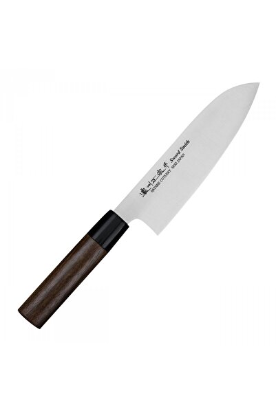 Satake Cutlery Cutit de bucatarie japonez Santoku, Satake Cutlery, 17 cm, ote...