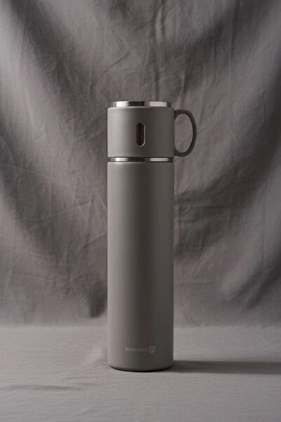 KORKMAZ Enjoy 580 ml Stainless Steel Thermos – Hot and Cold Beverage Thermos ...