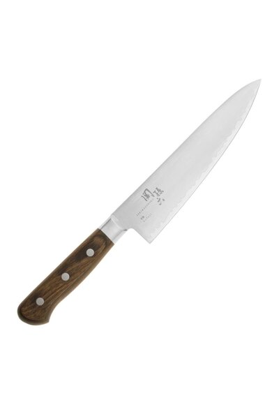 Kai Cutit de bucatarie KAI, 18cm, otel San Mai, maner din lemn Pakka