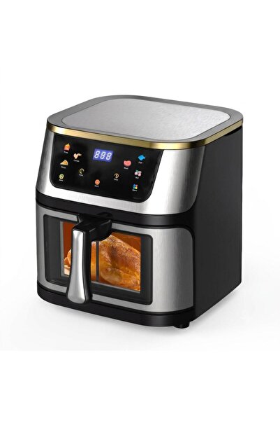 Tradeo 8L Digital Air Fryer 1800W Oil-Free Cooker with Touch Panel, Viewing W...