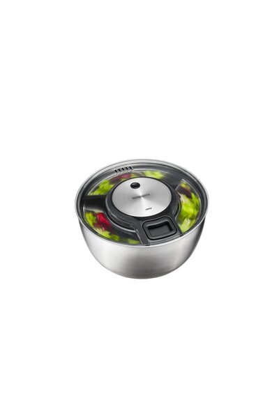 GEFU Uscator salata, Gefu, Inox, 5 l, Argintiu/Negru
