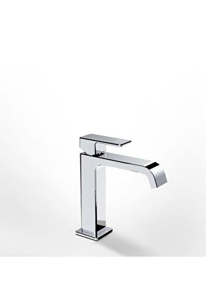 LA TORRE Profili Plus Chrome Μπαταρία Νιπτήρος με Aυτόματη Βαλβίδα 46001-100