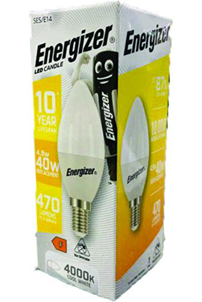 Energizer Λάμπα LED 4.9W για ντουί E14 Λευκή