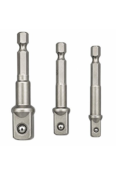 Alan Hex Plus Lokma Adaptörü 3 Parça Set 1/4-3/8-1/2 MM