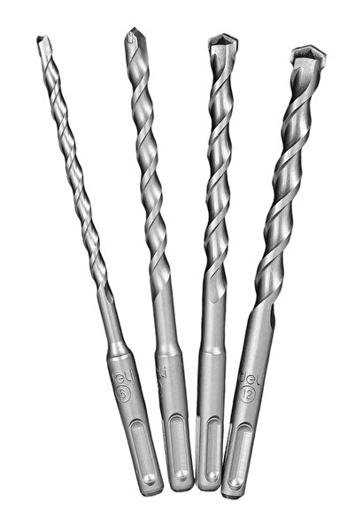 Deli σετ τρυπάνια DH-YCZ004-WD1 για τοίχο, 40Cr YG8, 6/8/10/12x160mm, SDS Plu...