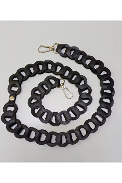 Durush Collection Real Leather Black Bag Handle