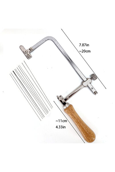 Choice 13-in-1 Professional Jewelry Saw Set: Hand Jigsaw, Woodworking Band Sa...