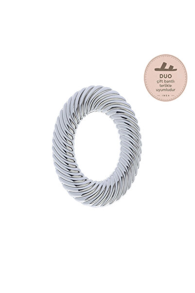 INEA Twist Duo Charm - Gümüş - DUO Çift Band Terlikle Uyumlu