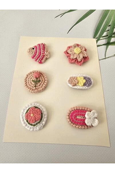 Hand Mother's Since 2024 Hairless Baby Hair Clips 6-Piece Mixed Sets Hanmade ...