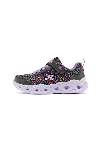 SKECHERS 303257L Heart Lights Sports Shoes Black Juststep