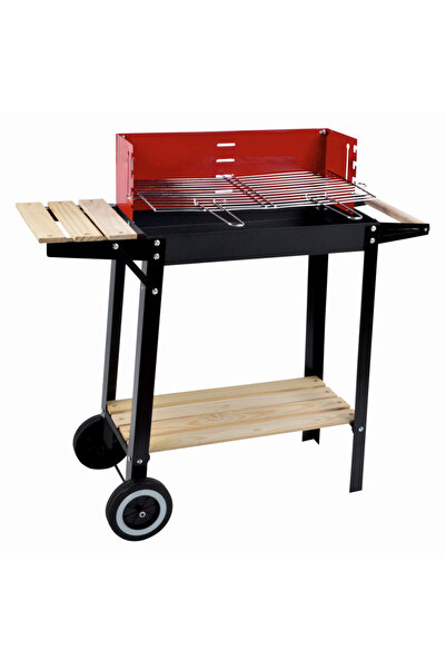KlugMeister Gratar pe carbuni YH28020D, material otel, cu roti deplasare, raf...